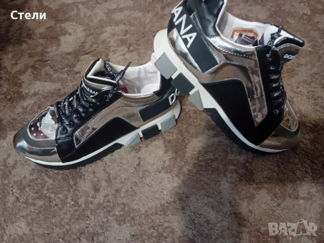 Dolce&Gabbana-кожени 39 номер, снимка 3 - Маратонки - 51725794