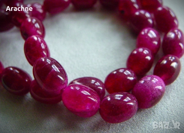 Гердан от рубин, Камбоджа, снимка 2 - Колиета, медальони, синджири - 53645377