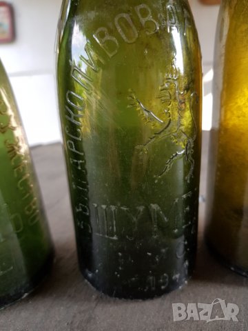 Стари бирени шишета 5 броя, снимка 4 - Антикварни и старинни предмети - 34157814