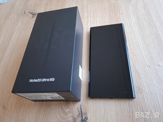Смартфон Samsung Galaxy Note 20 Ultra, за ремонт или за части (работещ, но с повреден дисплей), снимка 2 - Samsung - 52612215