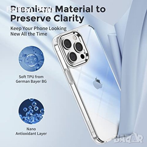 Нов защитен прозрачен калъф кейс гръб за телефон за Apple 14 Pro Max - 6,7 инча, снимка 3 - Калъфи, кейсове - 40325914
