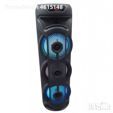 Безжичен преносим високоговорител DPUS SZ-8336, 3 х 8 , мега бас ,USB зареждане, Bluetooth връзка, A, снимка 5 - Тонколони - 51977132