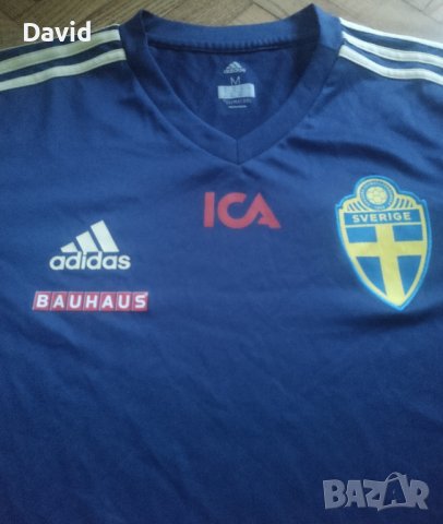 Оригинална тренировъчна фланелка на Швеция, снимка 4 - Футбол - 41840267