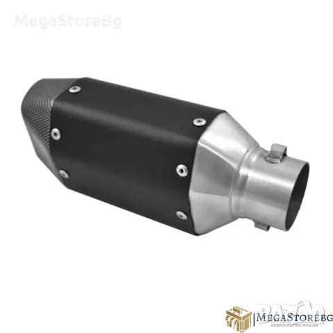 Гърне за мотор мотоциклет PA938 - 27см - ЧЕРНО С КАРБОН, снимка 3 - Аксесоари и консумативи - 49346139