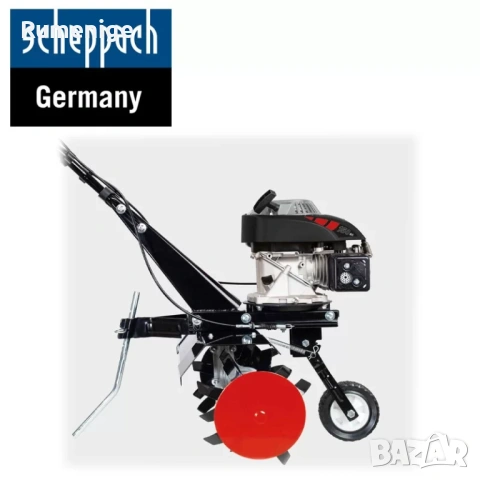 Бензинова мотофреза Scheppach MTP570 SE 150 кубика / Мотокултиватор, снимка 4 - Градинска техника - 53749710