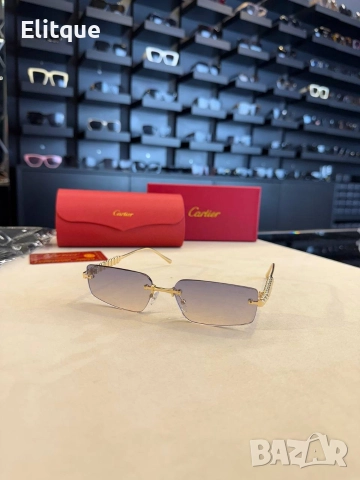 очила с черен обикновен калъф и Ув защита Gucci cartier, снимка 5 - Слънчеви и диоптрични очила - 52582358