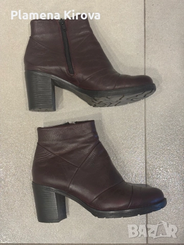 Боти от естествена кожа | Номер 37 (или 36.5), снимка 4 - Дамски боти - 52791115