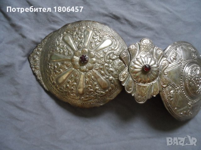 сребърни пафти, снимка 9 - Антикварни и старинни предмети - 41565801