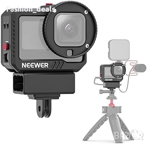 Нов Комплект видео клетка алуминиева кутия с микрофонен аудио адаптер