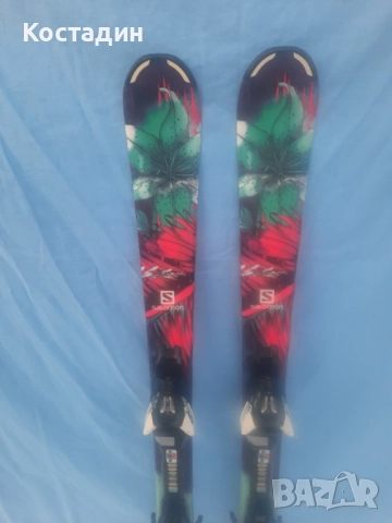 Карвинг детски ски  Salomon Q-LUX JR 110см , снимка 4 - Зимни спортове - 52777110