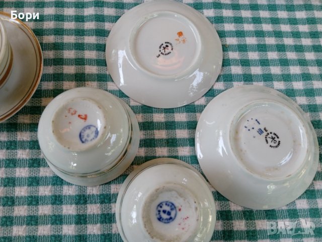 Стар порцелан чаши кафе/чай, снимка 6 - Чаши - 41416516