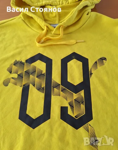 Боруся Дортмунд/Borussia Dortmund 2016-17 Puma Hooded Sweat Top - размер L, снимка 2 - Фен артикули - 55261894