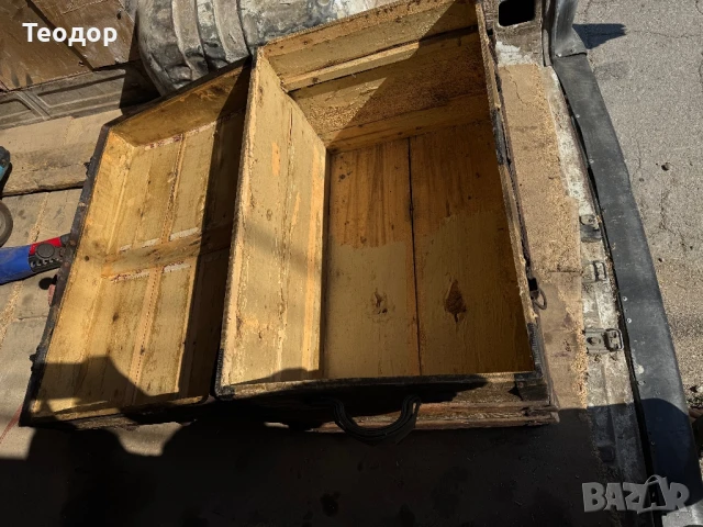 Винтидж сандък 1900 година, снимка 5 - Антикварни и старинни предмети - 51110037