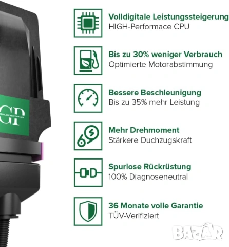 GreenLane Chiptuning/Чип Тунинг Box за Mercedes-Benz G-Klasse (W460-3) G 500 310 KW 422 PS 1989-2018, снимка 3 - Аксесоари и консумативи - 53769480