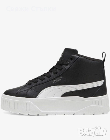 Чудесни дамски обувки PUMA в черно, изработени от висококачествени материали., снимка 1