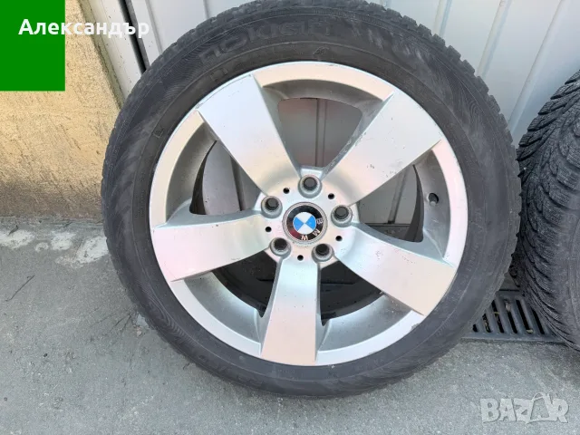 Оригинални BMW Style 122 17" със зимни гуми Nokian – E60/E61 xDrive, снимка 2 - Гуми и джанти - 55706698
