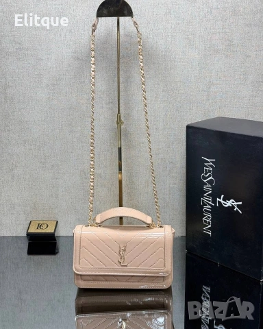 Чанти NEW MODEL | YSL Saint Laurent ▫ 22 см ↔ ▫ 17 см ⇅, снимка 7 - Чанти - 53490306
