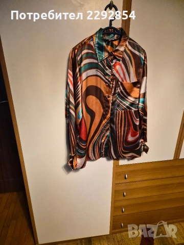 Бутикова риза от сатен 