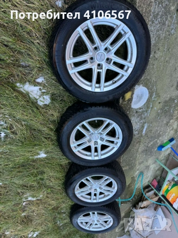 Джанти Dezent 16-ки със Зимни гуми 205/60/16 Continental 