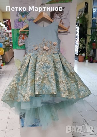 Детска рокля за принцеси-122 см, снимка 1 - Детски рокли и поли - 34851714