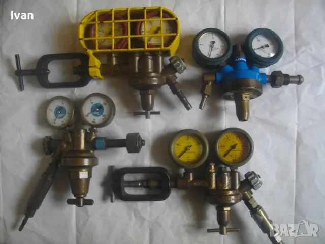 Оксиженен оригинален РЕДУЦИР ВЕНТИЛ РАЗЛИЧНИ за кислород ацетилен MESSER GRIESHEIM EWO GLOOR 315 bar, снимка 6 - Други инструменти - 47548101