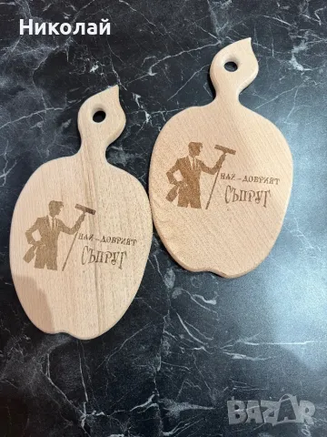 Лазерно гравиране на дървени дъски, бурета, плата, точилки, снимка 5 - Декорация за дома - 49973321