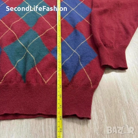 Мъжки пуловер Alan Paine винтидж размер L, снимка 3 - Пуловери - 53809589