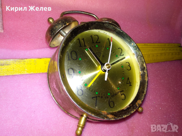 SHANGHAI CHINA Стар РЯДЪК КОЛЕКЦИОНЕРСКИ РЕТРО МЕХАНИЧЕН КИТАЙСКИ БУДИЛНИК ШАНХАЙ 30516, снимка 5 - Антикварни и старинни предмети - 44549024