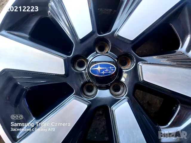 4 броя алуминиеви джанти за Subaru Forester,Legasy,Impreza 17, снимка 12 - Гуми и джанти - 49772282