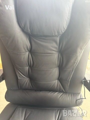 Ергономичен въртящ се офис стол с масаж и поставка за крака, снимка 15 - Столове за офис - 53641861