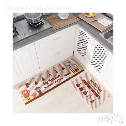 4015 ЛЪЖИЦИ И ЧИНИЙКИ Пътека за кухня-2 части, снимка 6 - Други - 41725274