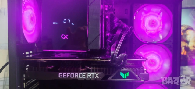 Геймърско PC Ryzen 7 8700F/32Gb/1TB SSD/Asus TUF RTX 3070/WiFi&BT/Гаранция, снимка 5 - Геймърски - 53463434