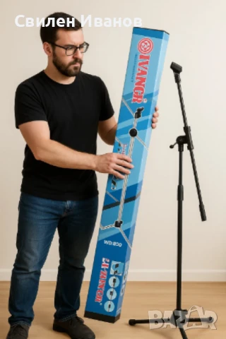 Стойка за микрофон, WD-800, снимка 5 - Микрофони - 50846632