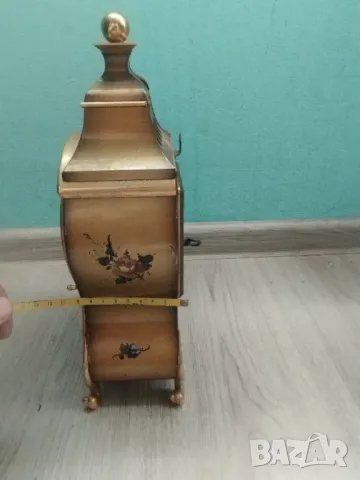 Каминен часовник в бароков стил, снимка 4 - Други ценни предмети - 47547392