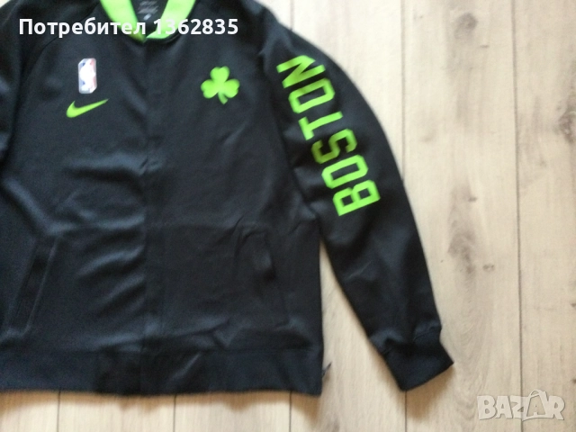НОВО оригинално яке горнище Nike NBA BOSTON CELTICS размер L от САЩ, снимка 6 - Спортни дрехи, екипи - 52463369