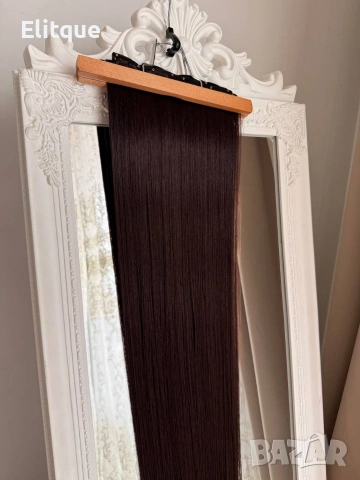 ЕКСТЕНШЪН ТРЕСА Т КАФЯВ, снимка 3 - Аксесоари за коса - 53580504