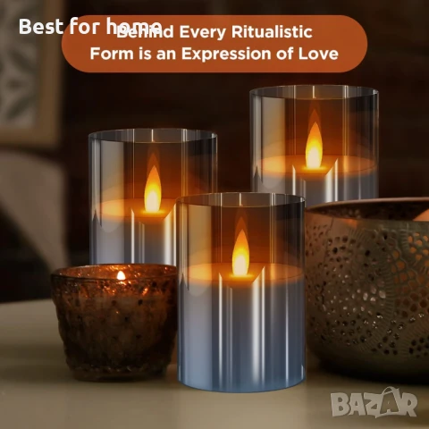 Комплект от 3 свещи , снимка 4 - Други - 51192282