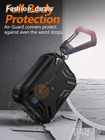 Нов Стилен Карбонов Калъф за слушалки Airpods Pro Ключодържател Подарък, снимка 5 - Аксесоари за Apple - 42534830