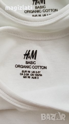 Нови бодита H&M 2-3 години, снимка 2 - Детско бельо и бански  - 40501170