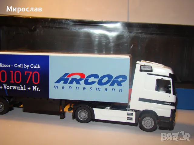 ALBEDO H0 1/87 MERCEDES BENZ ACTROS TIR ТИР КАМИОН МОДЕЛ, снимка 5 - Колекции - 48408644