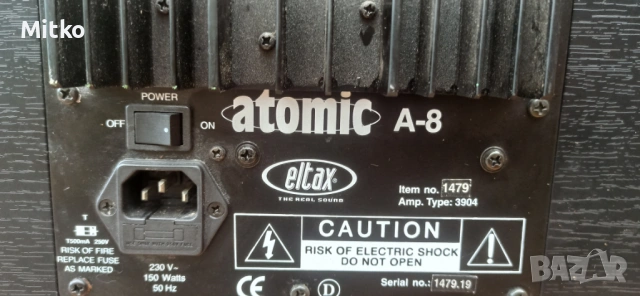 Eltax atomic A-8 активен субуфер , снимка 5 - Тонколони - 53672564