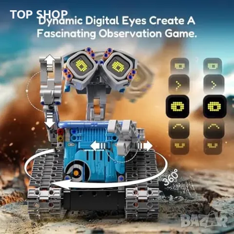 Нов Робот STEM 5 в 1 за сглобяване, подарък за деца, 435 части играчка, снимка 2 - Конструктори - 49956840