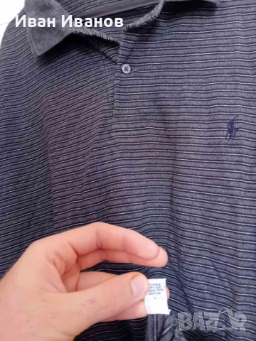 Оригинална фланелка с яка Polo Ralph Lauren, снимка 3 - Тениски - 51654798