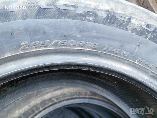 265 60 18 pirelli hankook , снимка 4 - Гуми и джанти - 56359565