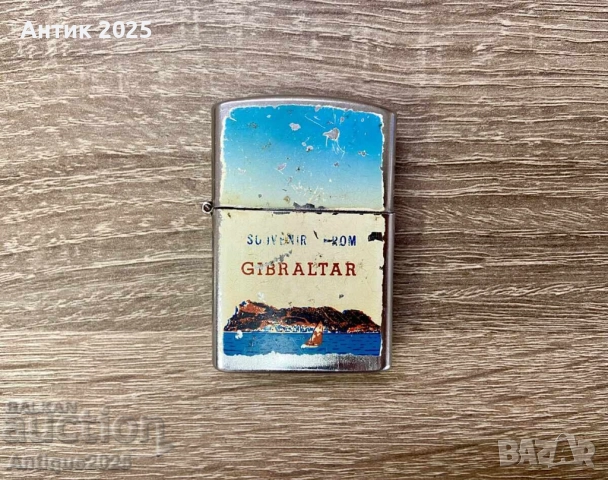 Ретро запалка “Souvenir from Gibraltar” (Atlas-Line)