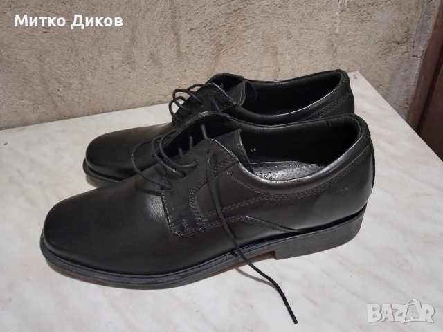 Tailor and son маркови обувки телешки бокс естествена кожа нови #44 стелка 29 см, снимка 5 - Официални обувки - 53649316