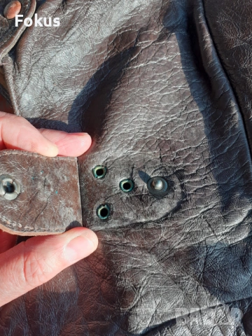 Страхотен кожен пилотски шлем боне ВСВ, снимка 6 - Антикварни и старинни предмети - 53333541