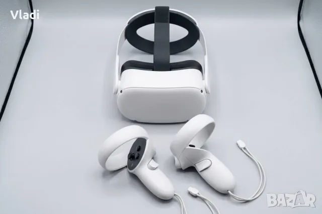 Meta Oculus Quest 2 256GB — Пълен премиум комплект (Elite Strap + 5m PC Link кабел + Кейс + Маска), снимка 2 - Аксесоари - 56049256