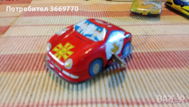 Лот 4 стари метални колички, снимка 5 - Колекции - 48849219