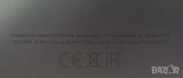 MacBook Air 13.6 M3, снимка 4 - Лаптопи за работа - 53872737